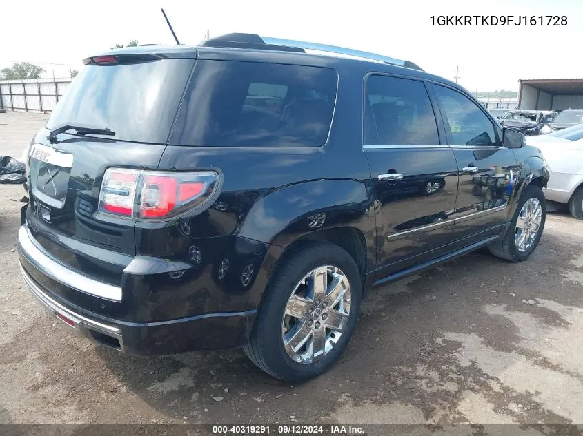 1GKKRTKD9FJ161728 2015 GMC Acadia Denali