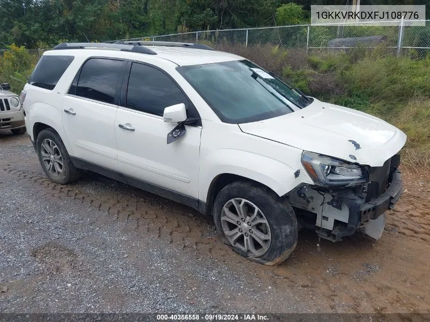 2015 GMC Acadia Slt-1 VIN: 1GKKVRKDXFJ108776 Lot: 40356558