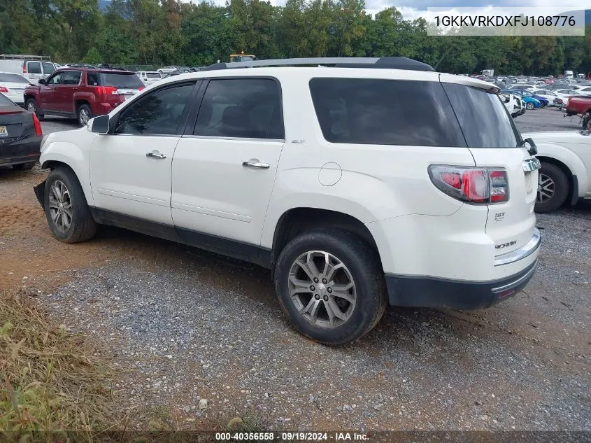 2015 GMC Acadia Slt-1 VIN: 1GKKVRKDXFJ108776 Lot: 40356558