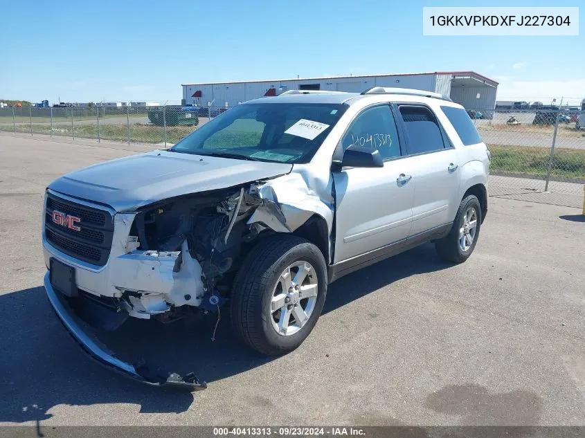 2015 GMC Acadia Sle-2 VIN: 1GKKVPKDXFJ227304 Lot: 40413313