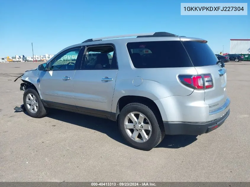 2015 GMC Acadia Sle-2 VIN: 1GKKVPKDXFJ227304 Lot: 40413313