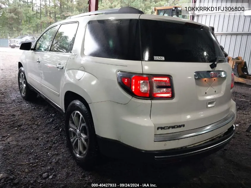 2015 GMC Acadia Slt-1 VIN: 1GKKRRKD1FJ306800 Lot: 40427933