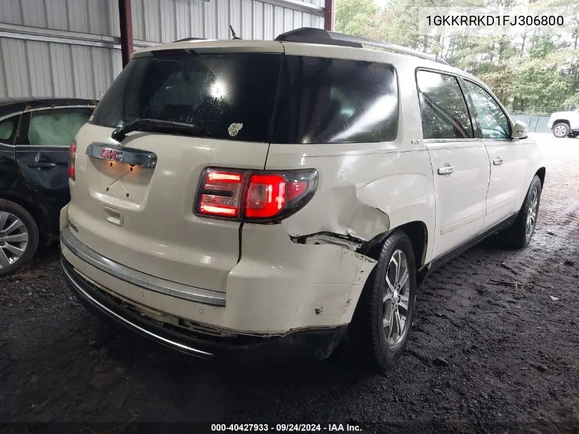 2015 GMC Acadia Slt-1 VIN: 1GKKRRKD1FJ306800 Lot: 40427933