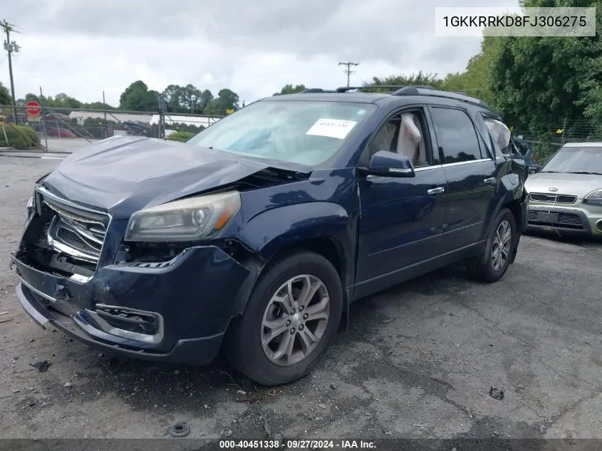 2015 GMC Acadia Slt-1 VIN: 1GKKRRKD8FJ306275 Lot: 40451338