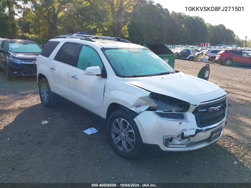 2015 GMC Acadia Slt-2 VIN: 1GKKVSKD8FJ271501 Lot: 40506056