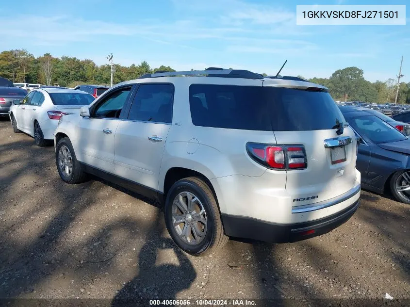 2015 GMC Acadia Slt-2 VIN: 1GKKVSKD8FJ271501 Lot: 40506056