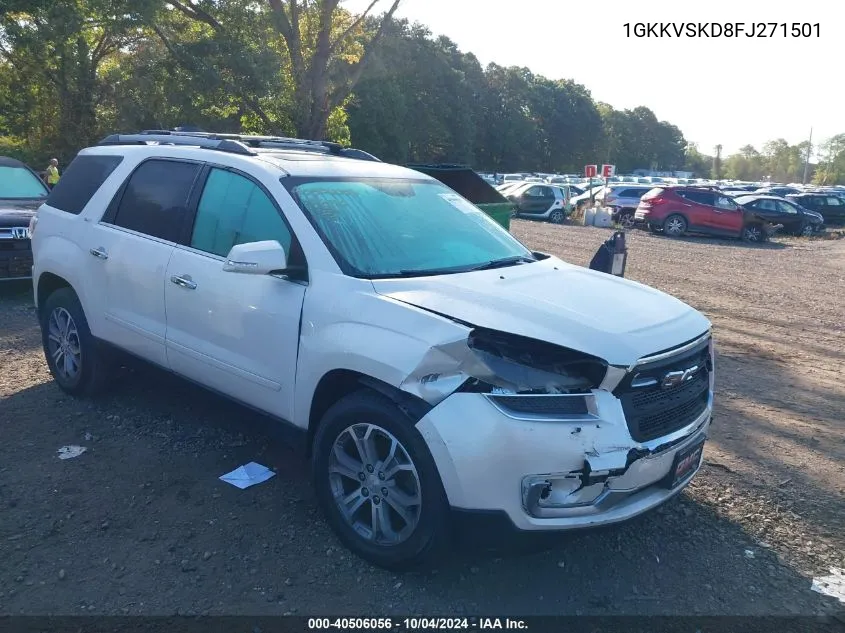 2015 GMC Acadia Slt-2 VIN: 1GKKVSKD8FJ271501 Lot: 40506056