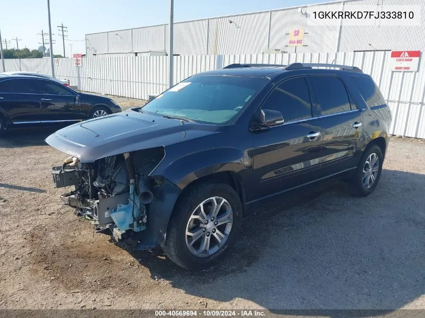 2015 GMC Acadia Slt-1 VIN: 1GKKRRKD7FJ333810 Lot: 40569694