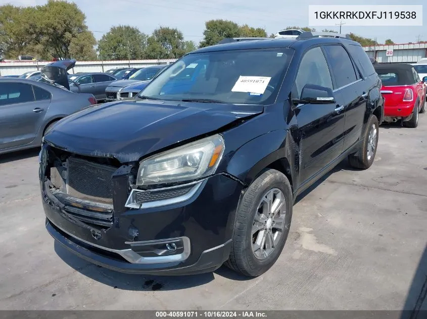 1GKKRRKDXFJ119538 2015 GMC Acadia Slt-1