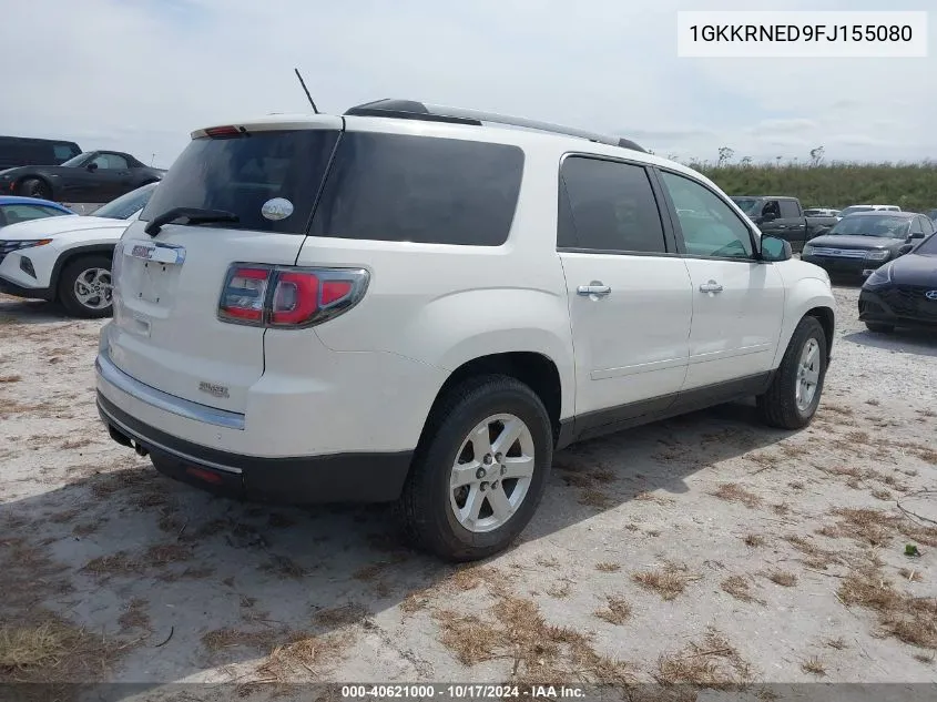 1GKKRNED9FJ155080 2015 GMC Acadia Sle-1