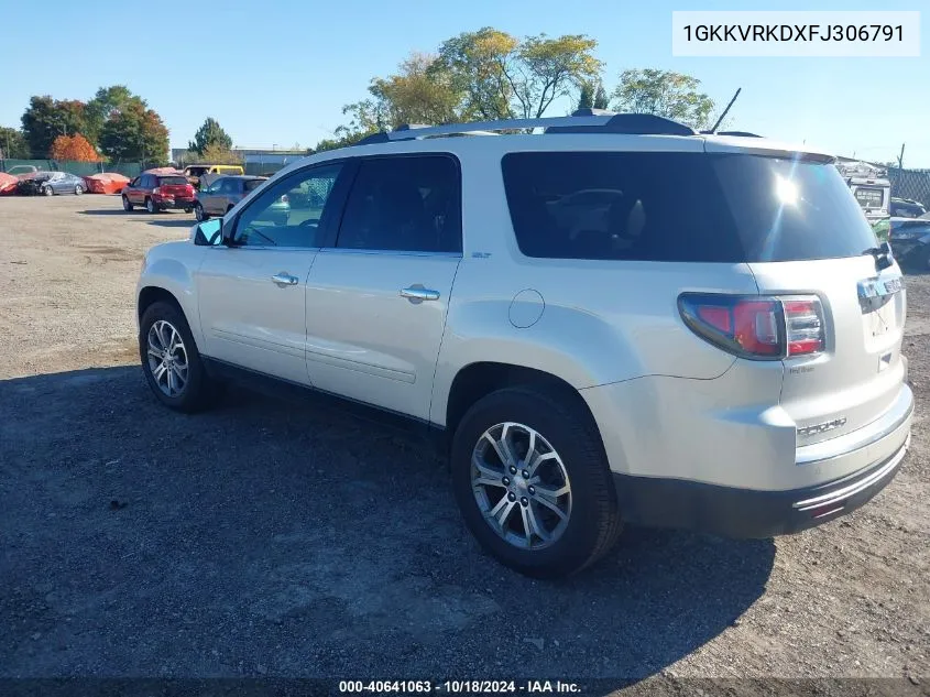 2015 GMC Acadia Slt-1 VIN: 1GKKVRKDXFJ306791 Lot: 40641063