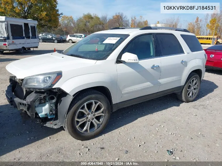 1GKKVRKD8FJ184531 2015 GMC Acadia Slt-1