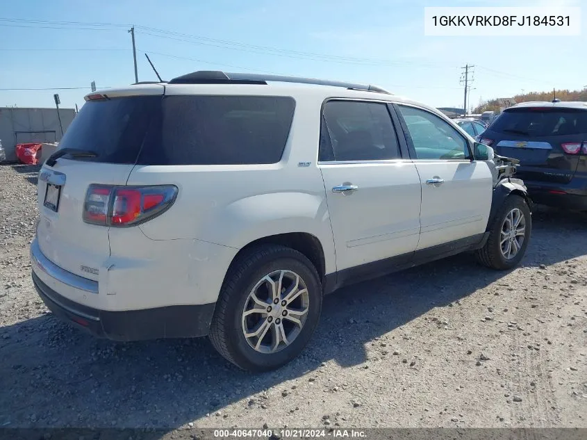 2015 GMC Acadia Slt-1 VIN: 1GKKVRKD8FJ184531 Lot: 40647040