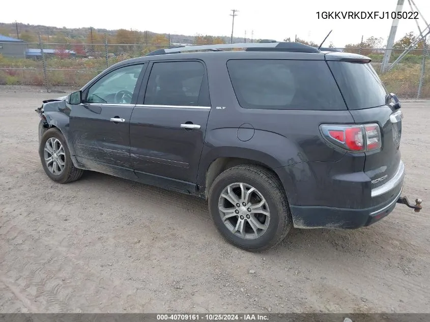 2015 GMC Acadia Slt-1 VIN: 1GKKVRKDXFJ105022 Lot: 40709161