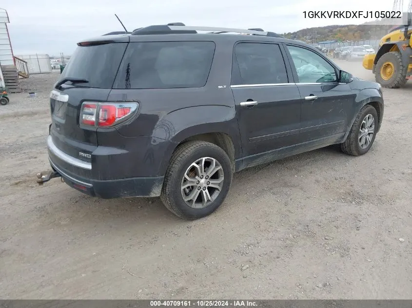 2015 GMC Acadia Slt-1 VIN: 1GKKVRKDXFJ105022 Lot: 40709161