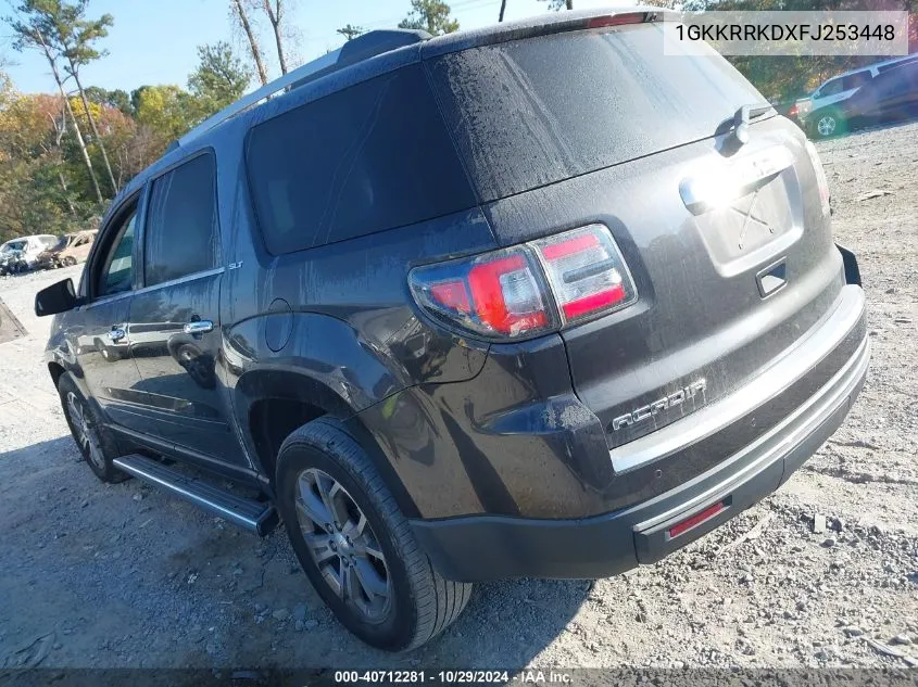 2015 GMC Acadia Slt-1 VIN: 1GKKRRKDXFJ253448 Lot: 40712281