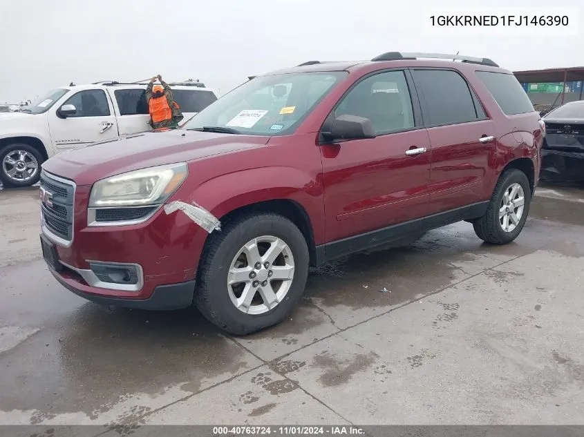 2015 GMC Acadia Sle-1 VIN: 1GKKRNED1FJ146390 Lot: 40763724