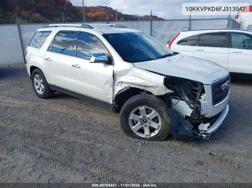 2015 GMC Acadia Sle-2 VIN: 1GKKVPKD6FJ313547 Lot: 40768451