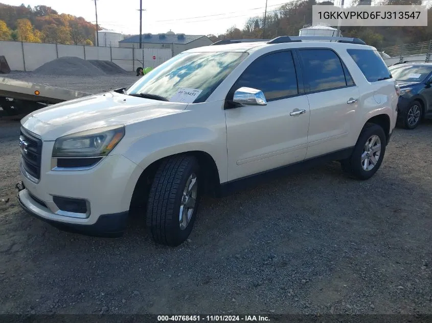 2015 GMC Acadia Sle-2 VIN: 1GKKVPKD6FJ313547 Lot: 40768451