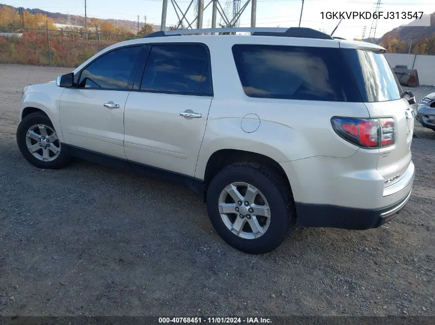 2015 GMC Acadia Sle-2 VIN: 1GKKVPKD6FJ313547 Lot: 40768451