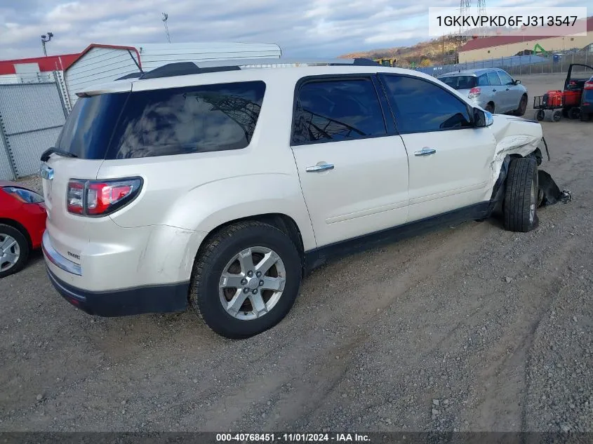 2015 GMC Acadia Sle-2 VIN: 1GKKVPKD6FJ313547 Lot: 40768451