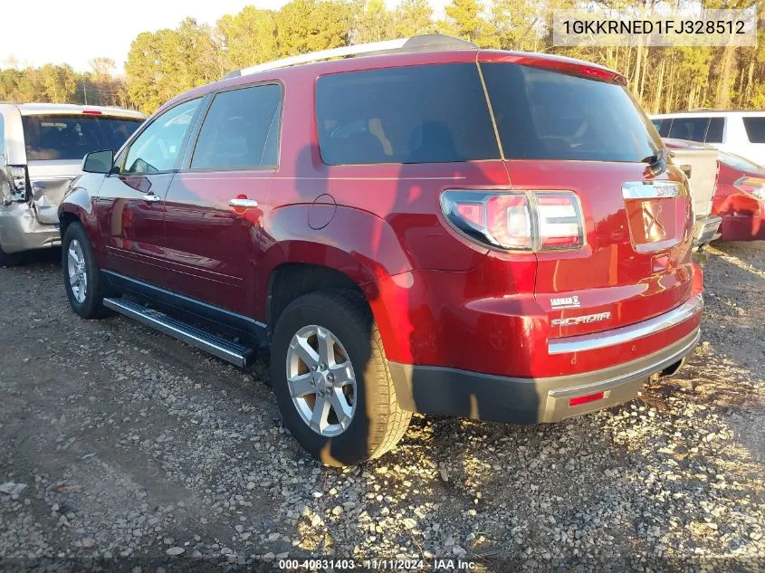 2015 GMC Acadia Sle-1 VIN: 1GKKRNED1FJ328512 Lot: 40831403