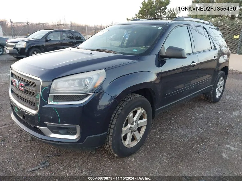 2015 GMC Acadia Sle-1 VIN: 1GKKVNED2FJ356430 Lot: 40879875