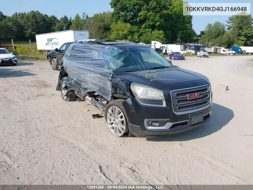 2016 GMC Acadia VIN: 1GKKVRKD4GJ166948 Lot: 12091350