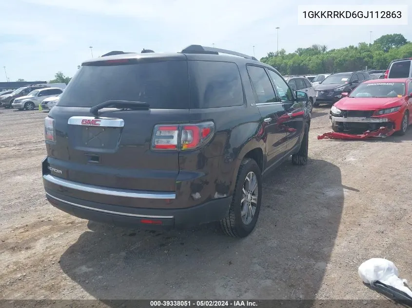 1GKKRRKD6GJ112863 2016 GMC Acadia Slt-1