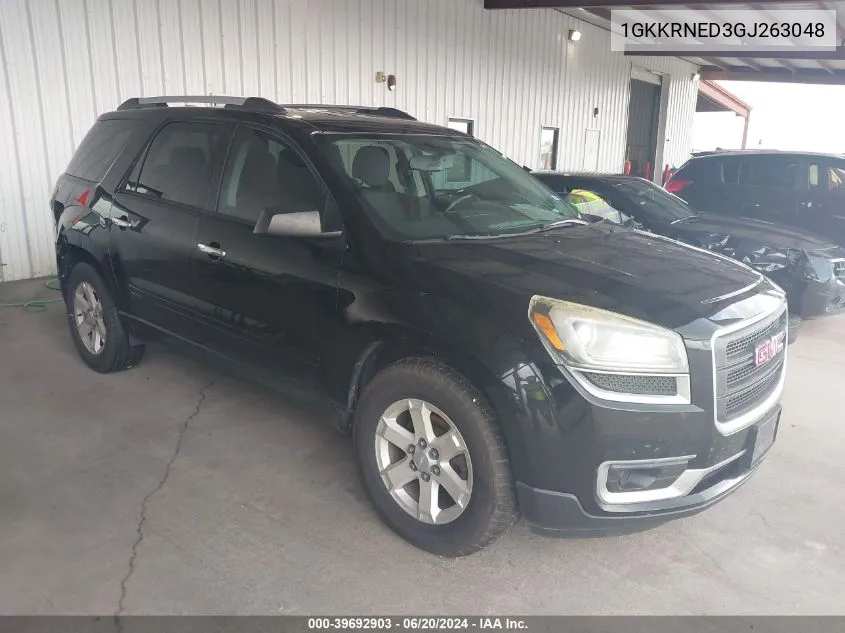 2016 GMC Acadia Sle VIN: 1GKKRNED3GJ263048 Lot: 39692903