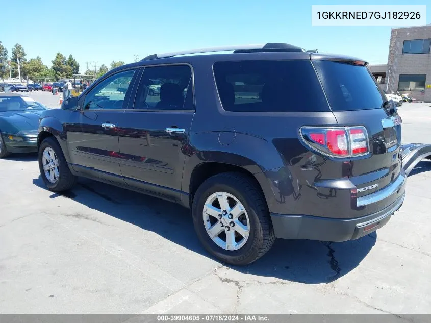 1GKKRNED7GJ182926 2016 GMC Acadia Sle-1