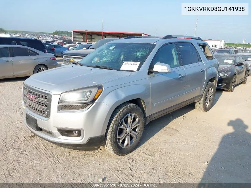 1GKKVRKD8GJ141938 2016 GMC Acadia Slt-1