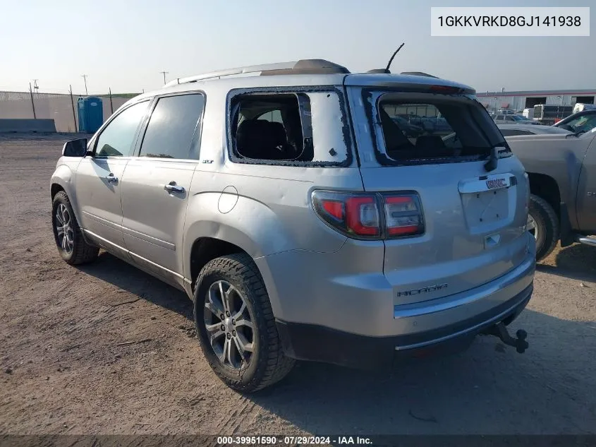 1GKKVRKD8GJ141938 2016 GMC Acadia Slt-1