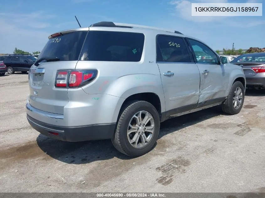 1GKKRRKD6GJ158967 2016 GMC Acadia Slt-1