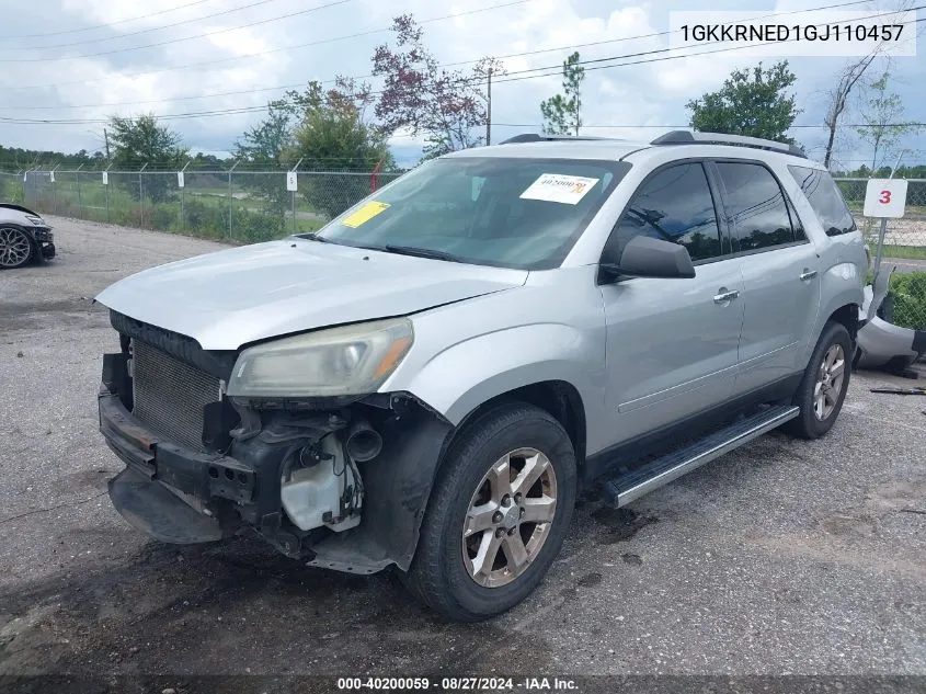 2016 GMC Acadia Sle-1 VIN: 1GKKRNED1GJ110457 Lot: 40200059