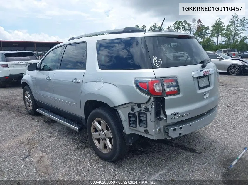 2016 GMC Acadia Sle-1 VIN: 1GKKRNED1GJ110457 Lot: 40200059