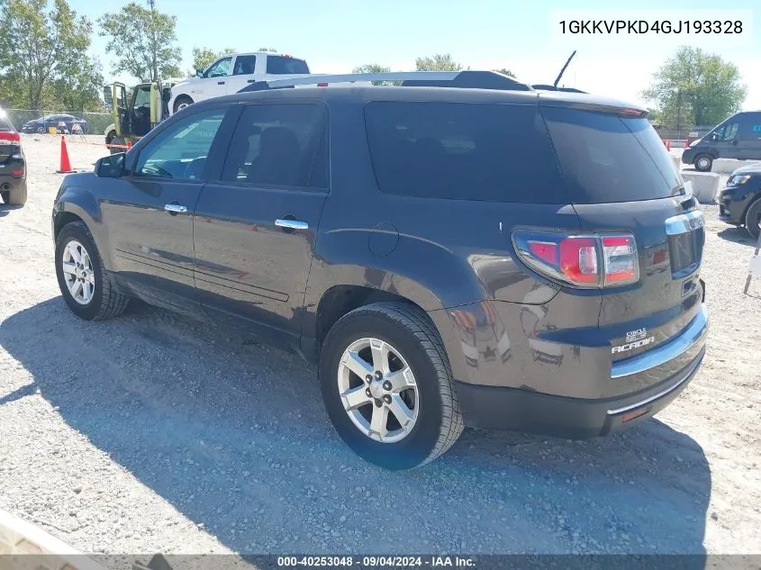 1GKKVPKD4GJ193328 2016 GMC Acadia Sle-2