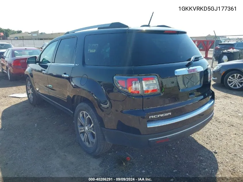 1GKKVRKD5GJ177361 2016 GMC Acadia Slt-1