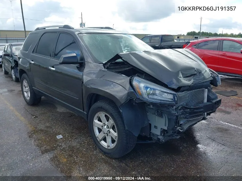 1GKKRPKD6GJ191357 2016 GMC Acadia Sle