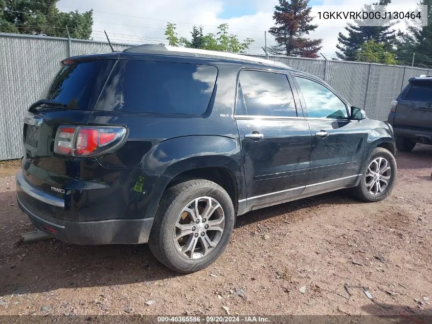 2016 GMC Acadia Slt-1 VIN: 1GKKVRKD0GJ130464 Lot: 40365586