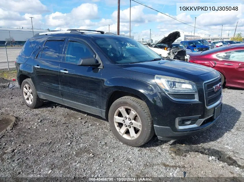 2016 GMC Acadia Sle-2 VIN: 1GKKVPKD1GJ305048 Lot: 40466790