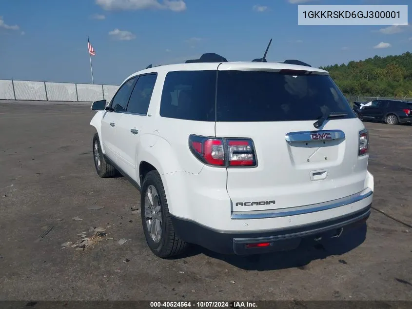 2016 GMC Acadia Slt-2 VIN: 1GKKRSKD6GJ300001 Lot: 40524564