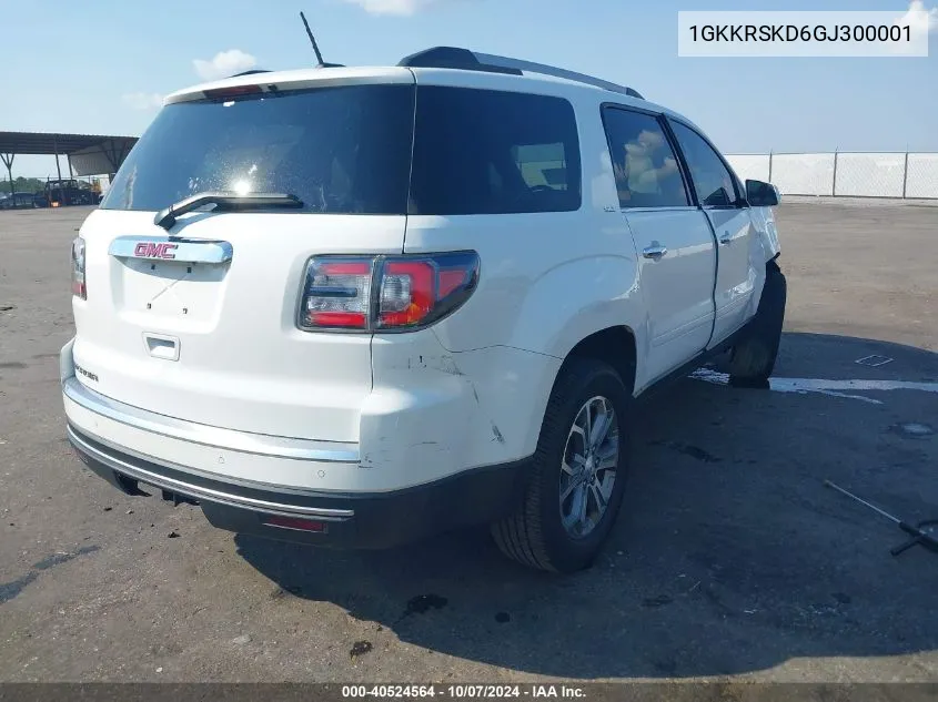 2016 GMC Acadia Slt-2 VIN: 1GKKRSKD6GJ300001 Lot: 40524564