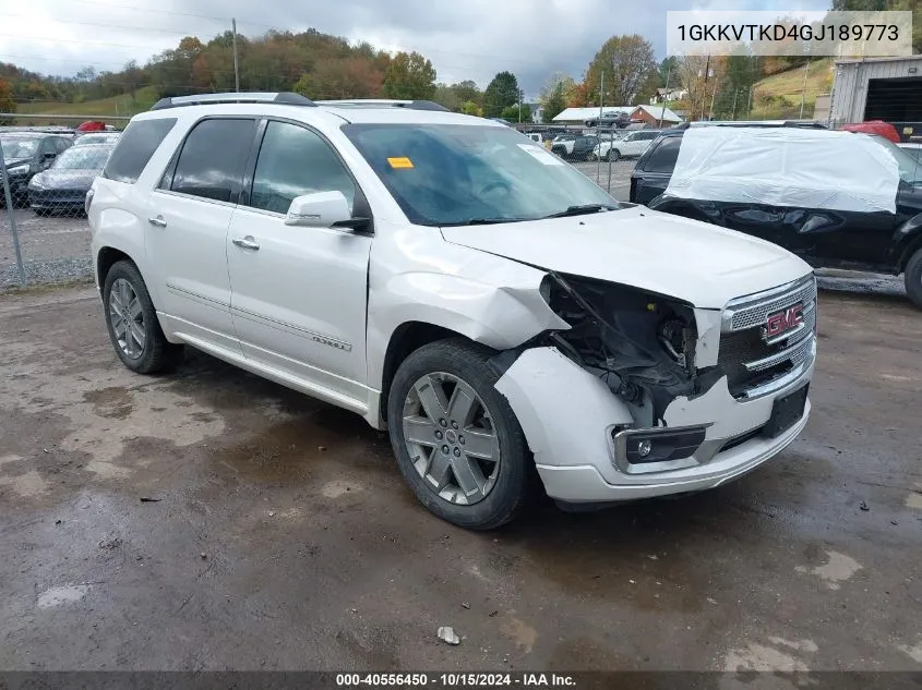 1GKKVTKD4GJ189773 2016 GMC Acadia Denali