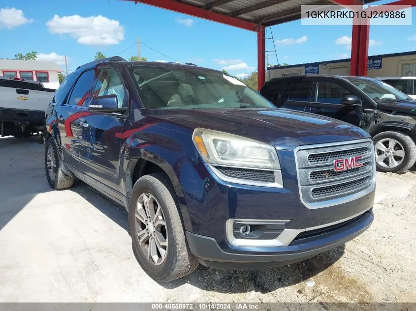 2016 GMC Acadia Slt-1 VIN: 1GKKRRKD1GJ249886 Lot: 40558972