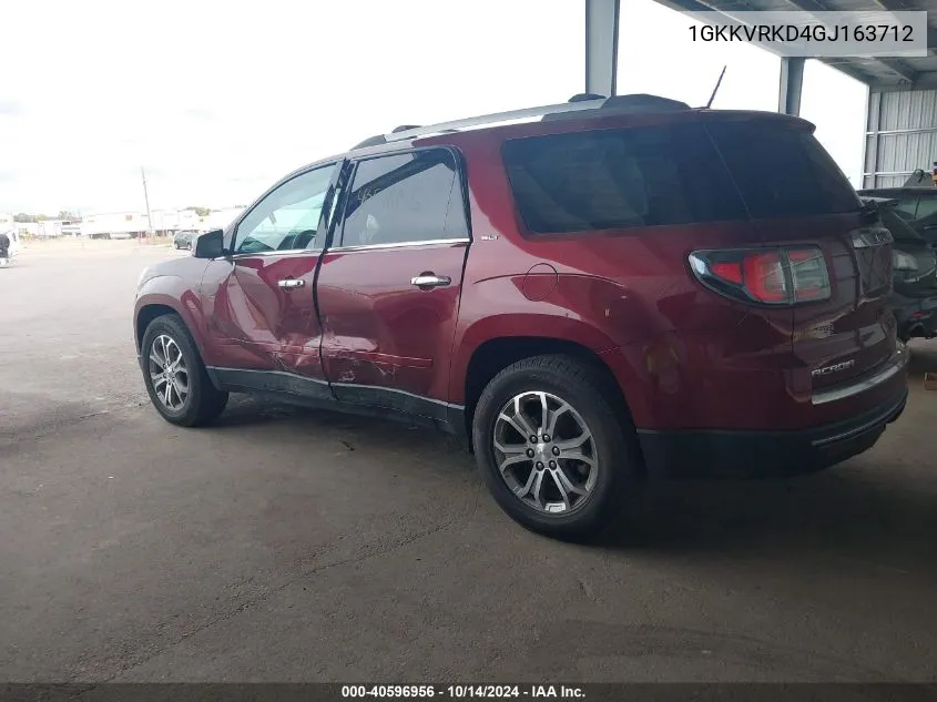 1GKKVRKD4GJ163712 2016 GMC Acadia Slt-1