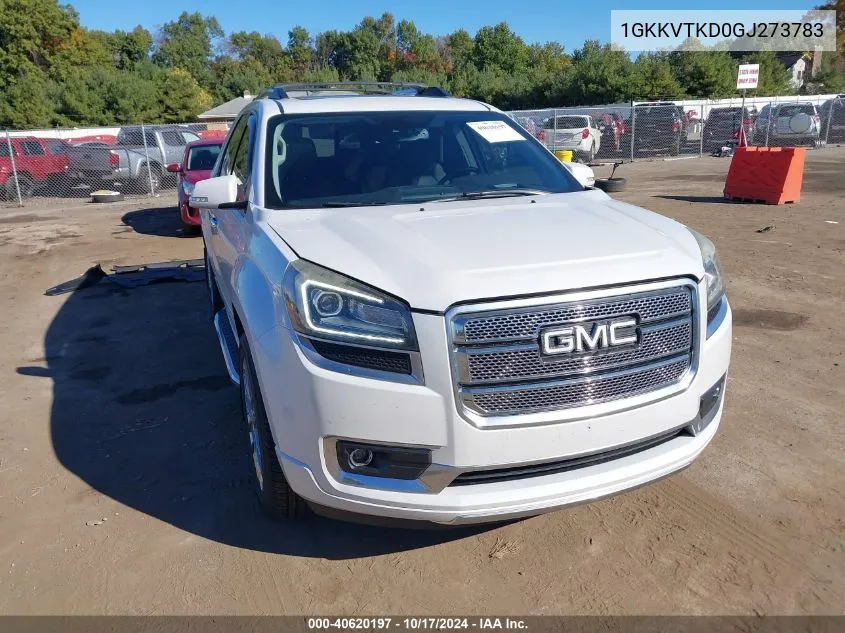 1GKKVTKD0GJ273783 2016 GMC Acadia Denali