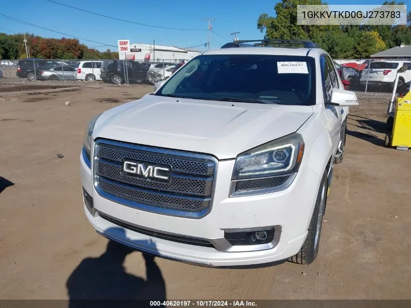 1GKKVTKD0GJ273783 2016 GMC Acadia Denali