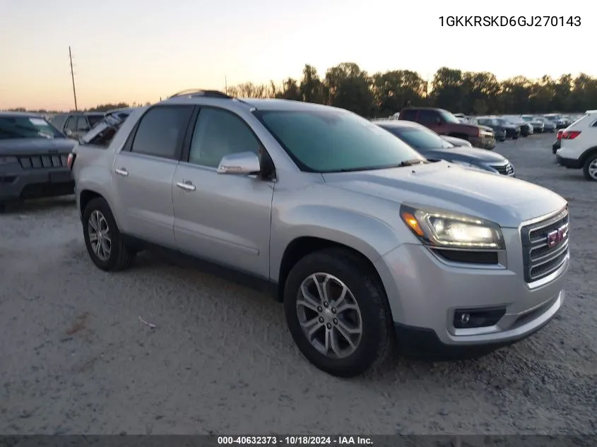 1GKKRSKD6GJ270143 2016 GMC Acadia Slt-2