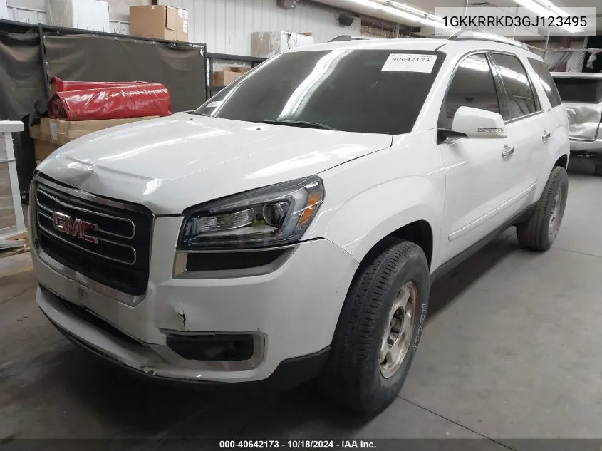 1GKKRRKD3GJ123495 2016 GMC Acadia Slt-1